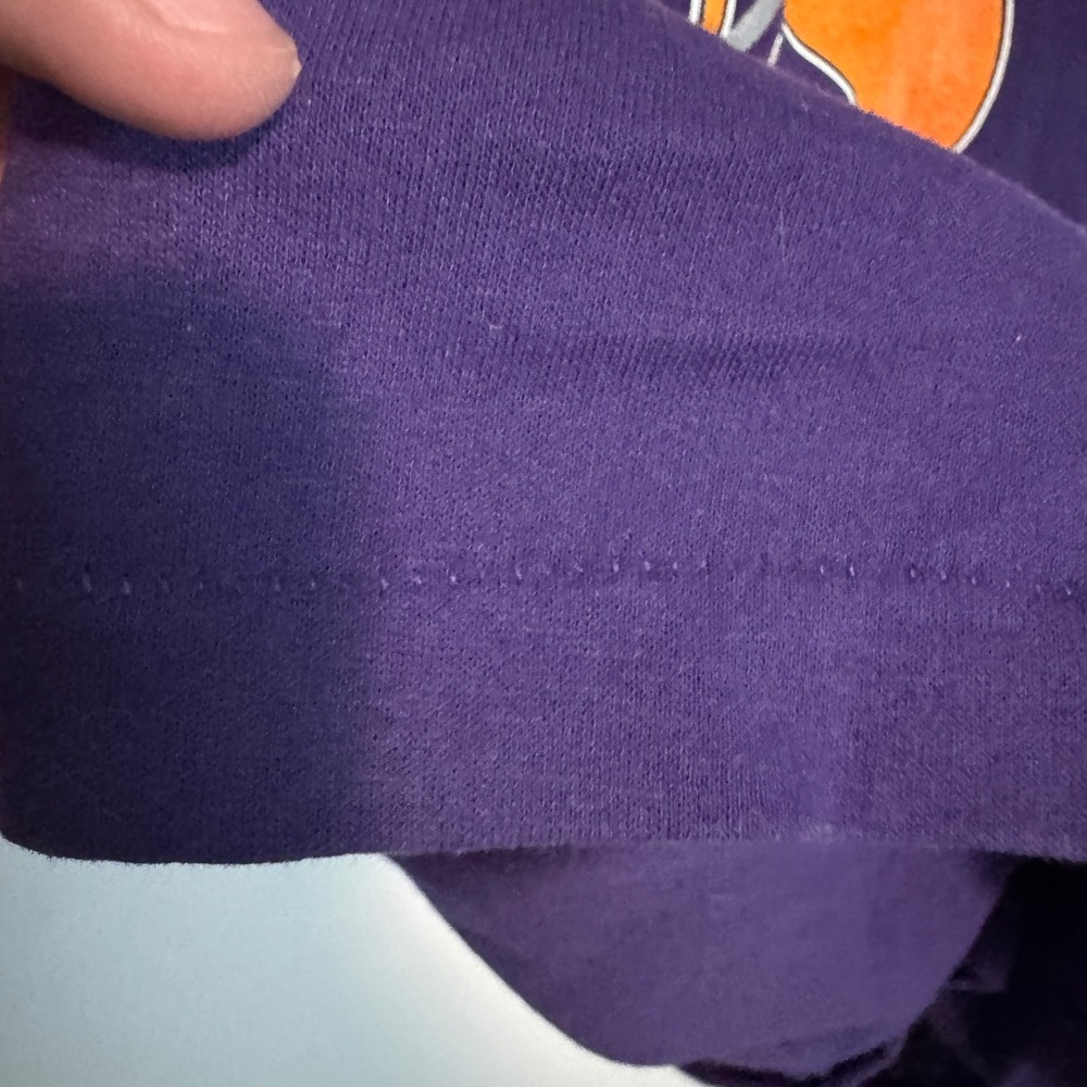 Vintage Phoenix Suns T-Shirt Mens Large Purple 1993 NBA Finals 90s Basketball - Picture 6 of 10